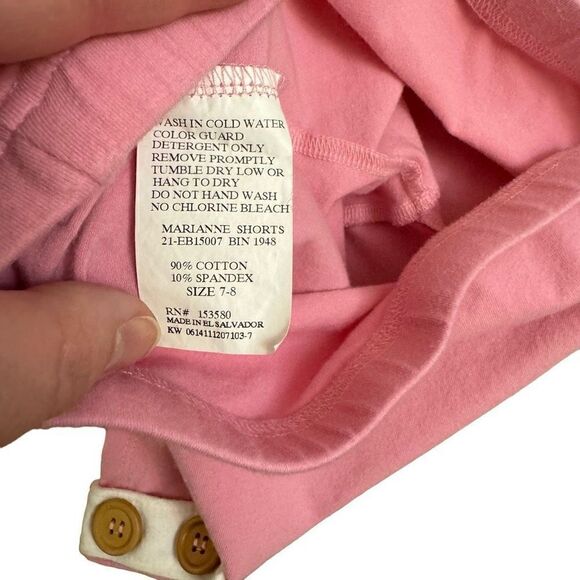 Eleanor Rose Annie Top White with Easter Eggs & Marianne Shorts in Pink Size 7-8 - Picture 8 of 9